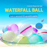 Reusable Water Bomb Splash Balls Water Balloons Absorbent Ball Pool Beach Play Toy Pool Party Favors Kids Water Fight Games
